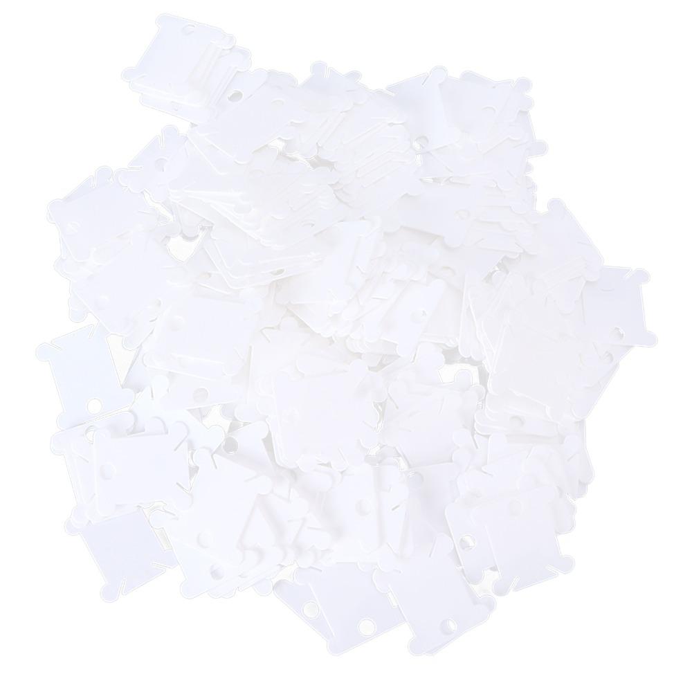 300pcs Sorting Storage Function Thread Organizer White Embroidery Floss Cards  For Cross Stitch