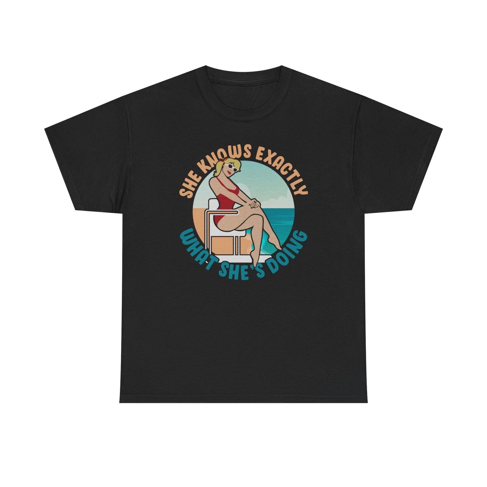 She Knows Exactly What She s Doing T-Shirt 3XL
