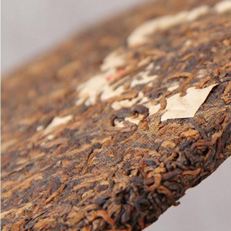 357g Gekochter Puerh Teekuchen Island Bio Pu-erh Reifer Tee Yunnan Alter Pu'er Tee