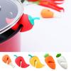 3Pcs Silicone Pot Lid Anti-spill Rack Chili Pepper Pot Lid Lifter Heat-Resistant