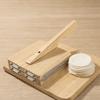 Non-stick Wooden Square Tortilla Presser Manual Dumpling Skin Presser Dough Presser  Baking