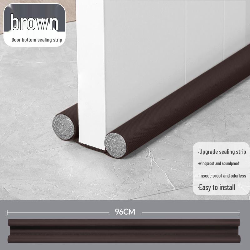Enhanced Double-Sided Door Bottom Seal for Soundproofing, Insulation, and Insect Protection