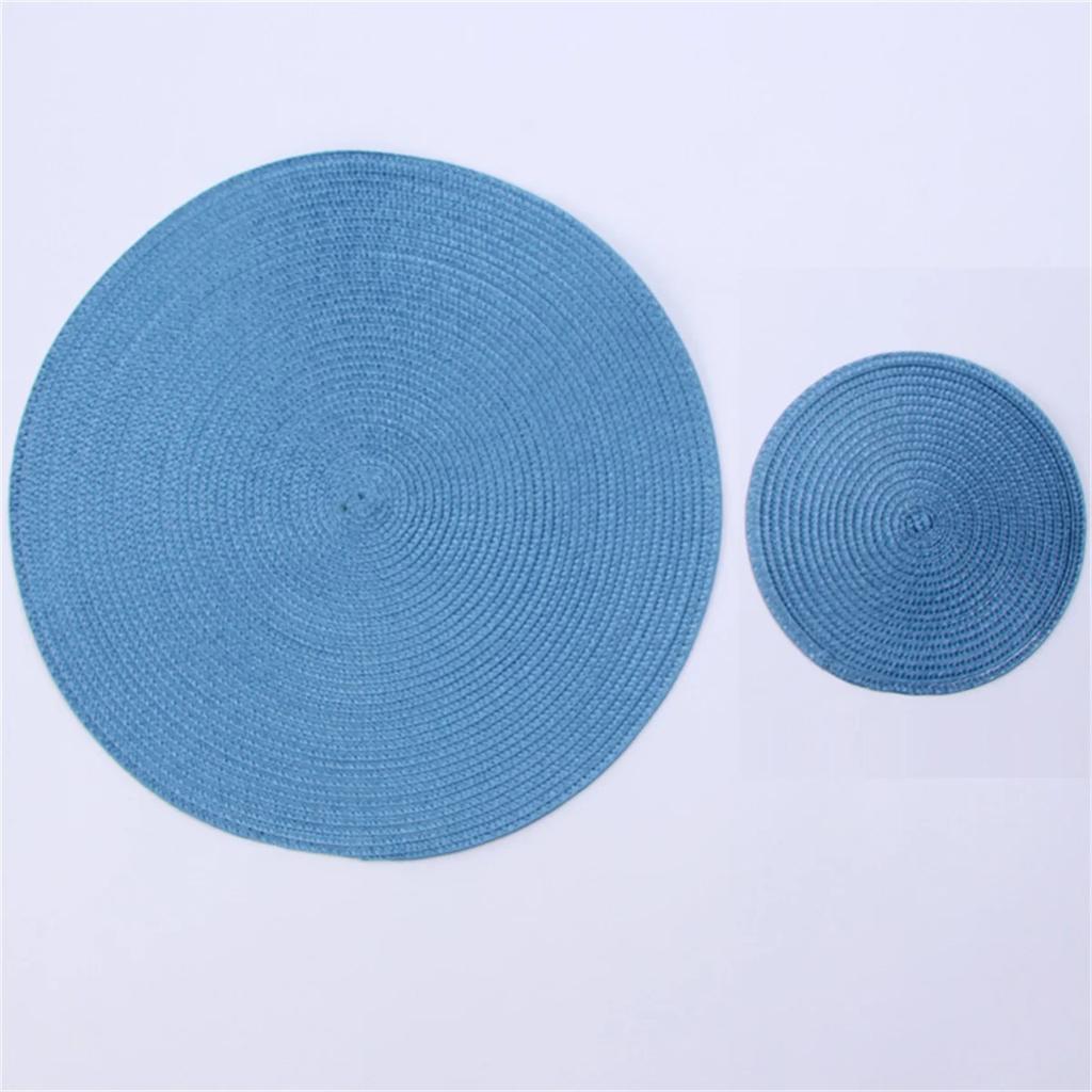 European and American wind waterproof and oil resistant about 38cm round placemat