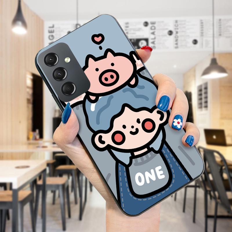 Painted Pattern Phone Case Shockproof Soft Silicone TPU Protective Phone Casing for Samsung Cover