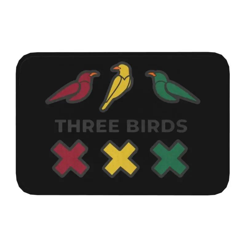 Benutzerdefinierte Ajax 3 Little Birds Fußmatte Rutschfeste Eingangsküche Badezimmer Boden Türvorleger Amsterdam Flagge Garage Teppich Läufer