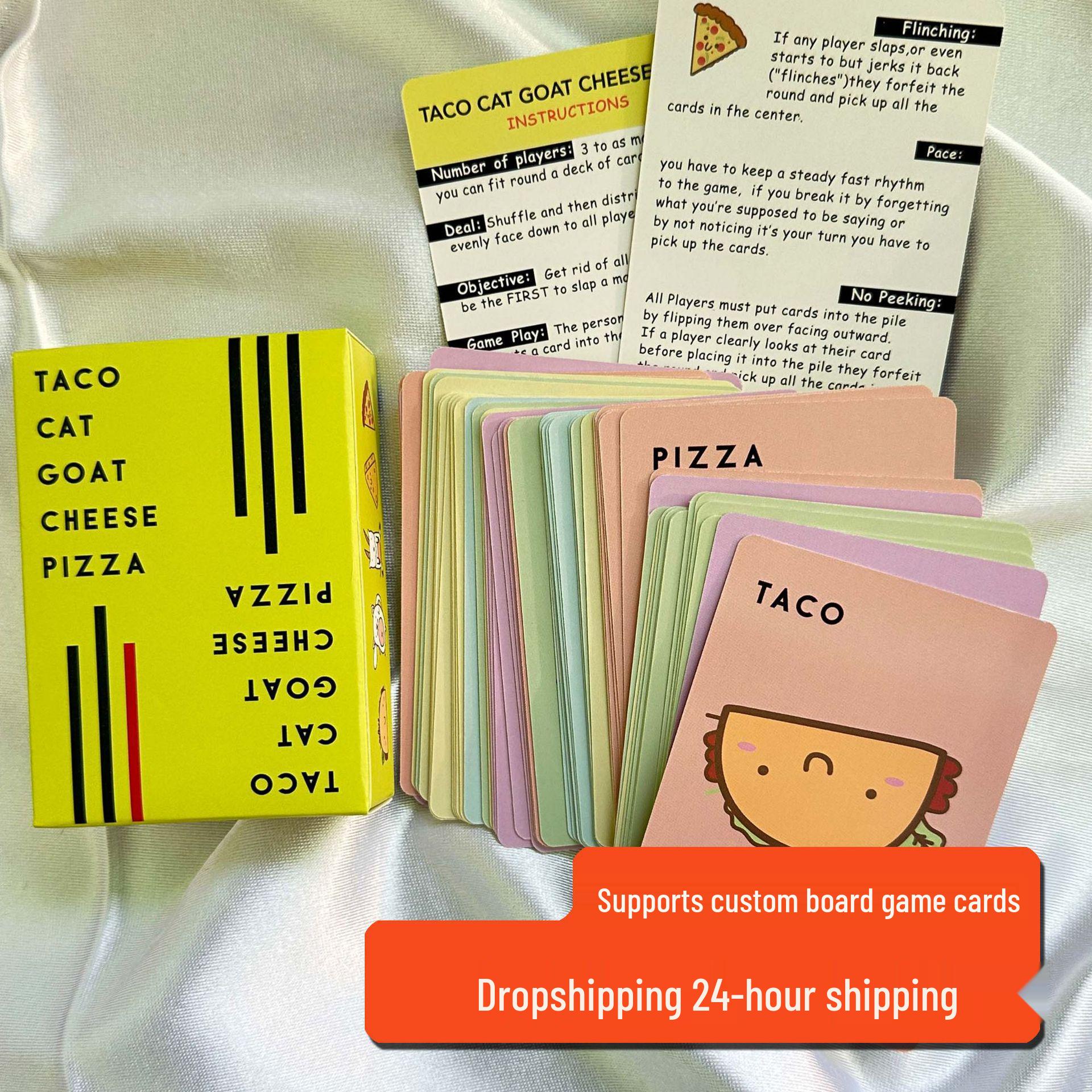 Taco Cat Goat Cheese Pizza: English Tabletop Card Game None