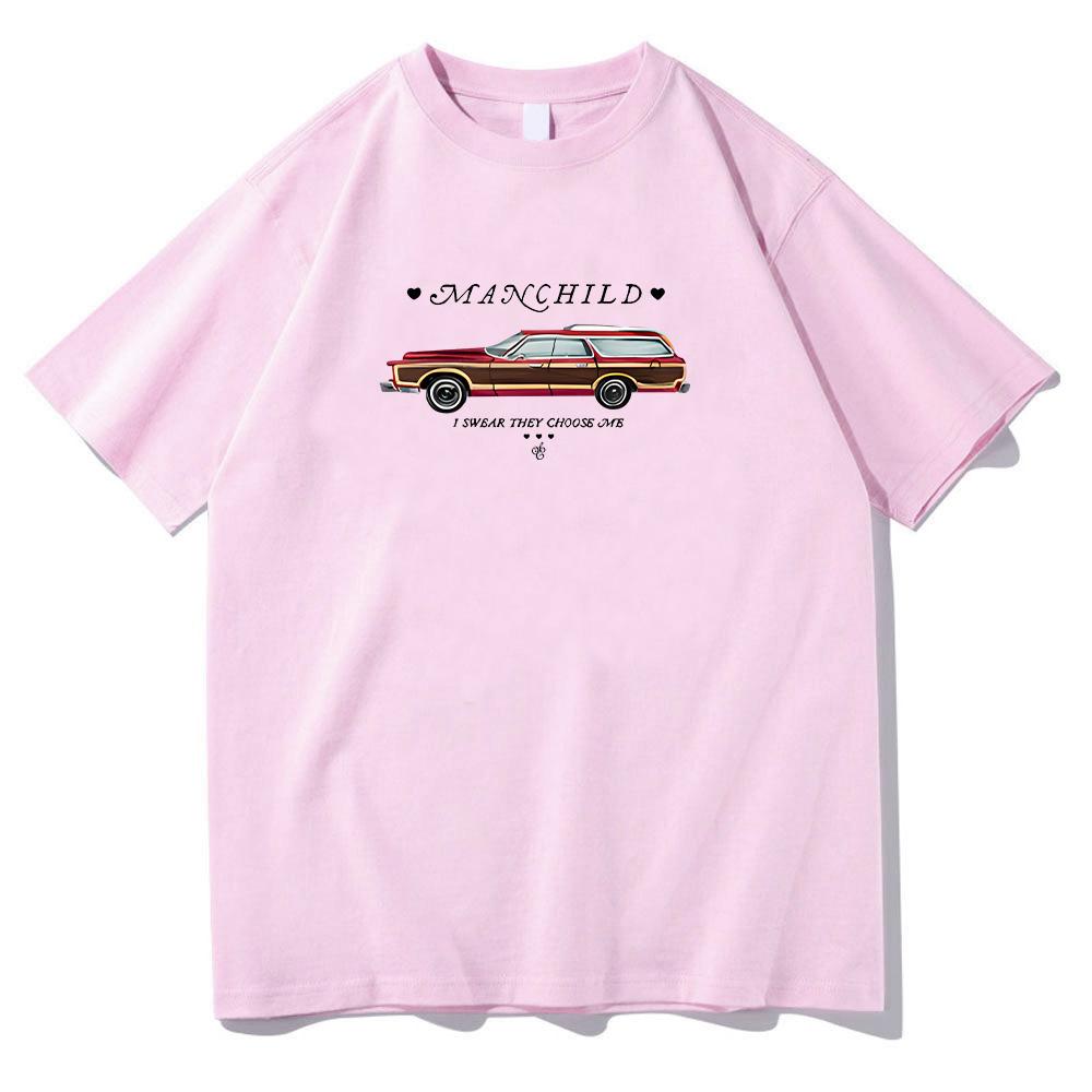 I Swear They Choose Me T-Shirt Sabrina Carpenter Man's Best Friend Album Print Clothing Harajuku Retro Cotton Tee Women Men Top