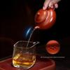 Bailiniyong Yixing Zisha Pure Handmade Cinnabar Clay Teapot