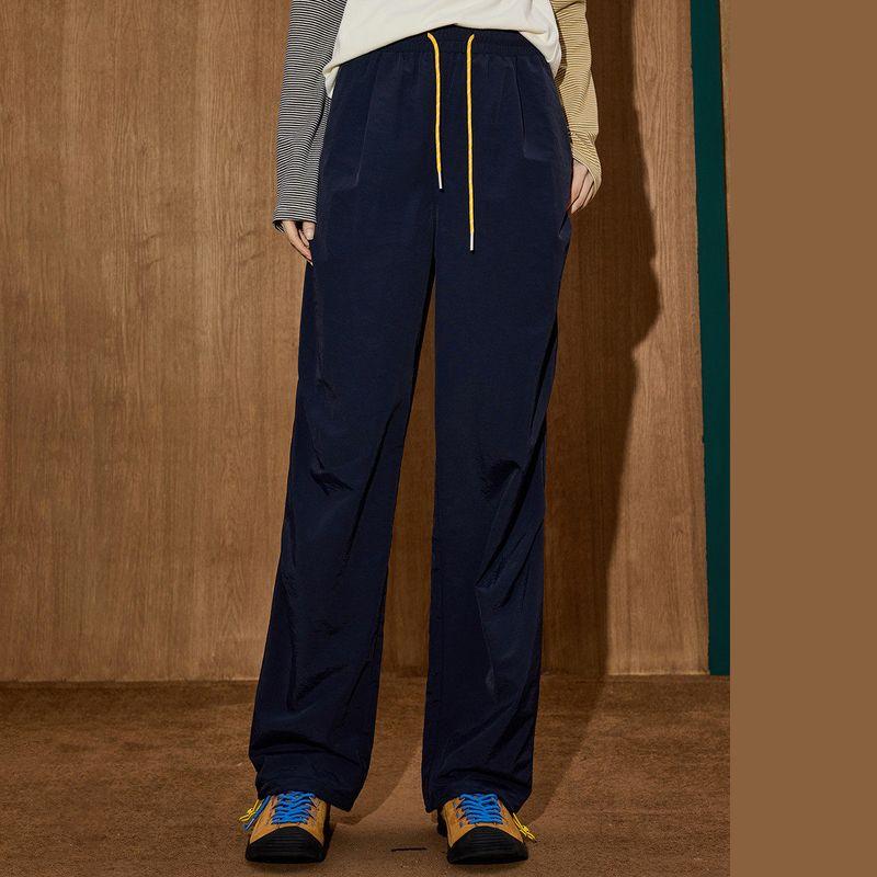 Coolhut2025 Autum Women's Fashionable American Retro Loose and Versatile Casual Pants