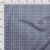 oneOone Cotton Flex Blue Fabric Asian Block Sewing Craft Projects Fabric Prints by Yard 40 Inch