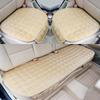 Sametový polštář Potah autosedačky Přední Zadní Neklouzavá Zimní Auto Protector Podložka Udržování tepla Univerzální Fit Truck Suv Van