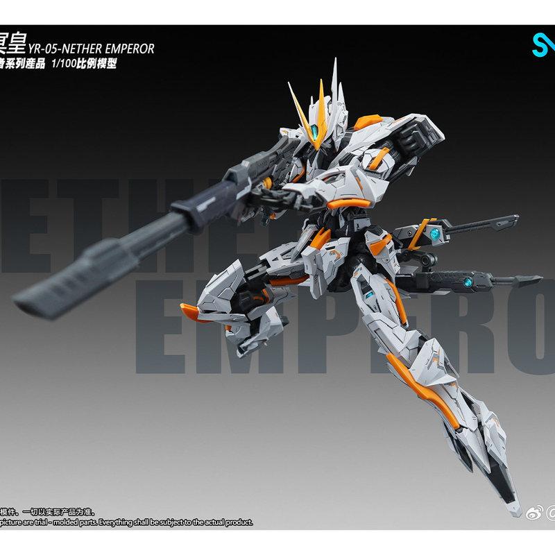 Snaa Scale Emperor Series Dark Night Soul High Detail Mecha Model Kit Assembly Collectible Decoration ToyGift 1/100 Kid Friendly Entertaining Fun Play
