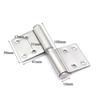Kuanxuan Thickened Stainless Steel Removable Flag Hinge
