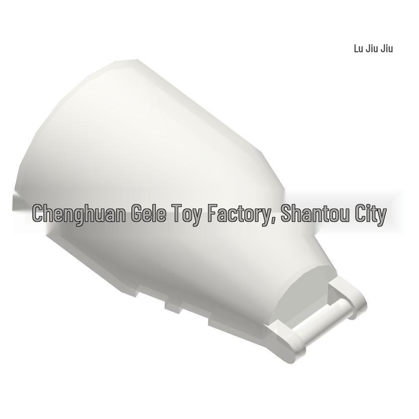 Cross-border MOC Building Blocks: Compatible 4x6x2 Round Windshield with Handle (50G Min. Order)