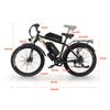 Electric Bike EMOKO 27" 500W Motor 48V 35AH Max Range 150Km Load 120Kg Black C27