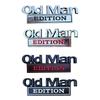 3D Metal Emblem Car Chrome Sticker OLD MAN EDITION High Universality Fitment