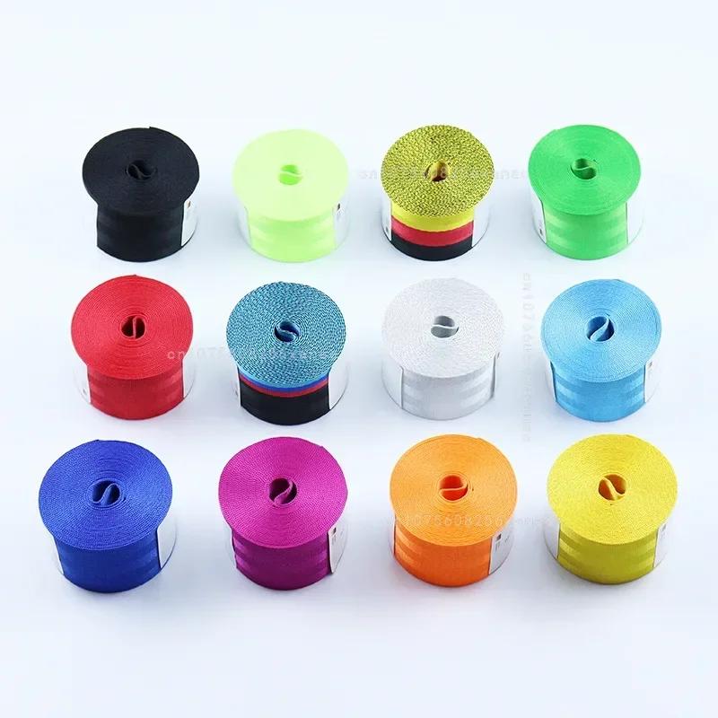 Car Seat Belt Webbing Lap Universal Multicolored Seatbelts with Seatbelt Stopper Buckle Auto Interior Accessories
