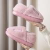 Cotton Slippers Women's Winter Bag and New Indoor Home Non-slip Plush Warm Confinement Cotton Shoes