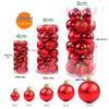5cm Christmas Ornament Set: Electroplated Plastic Hanging Balls