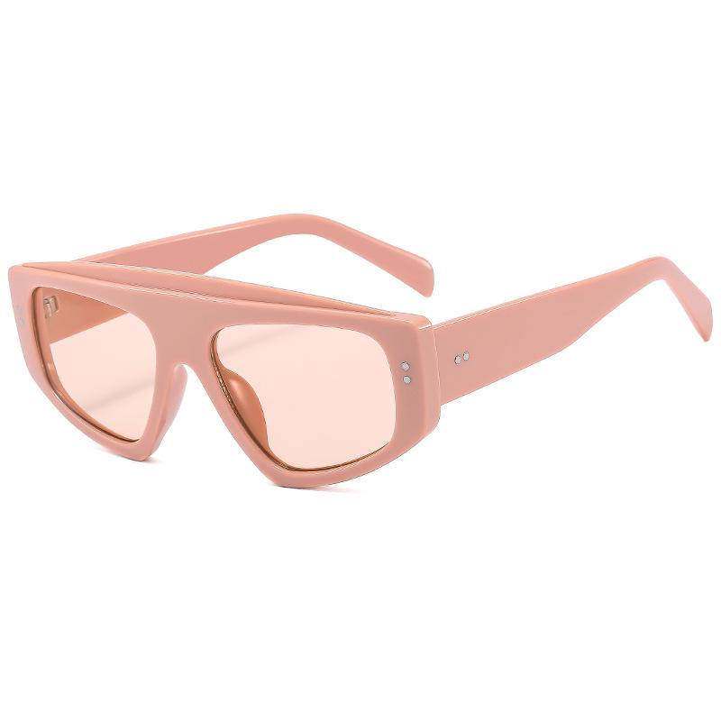 Stylish 2023 Women s Large Frame Anchor Nail Sunglasses