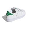 Adidas Originals Superstar Series Durable Low-Top Kids Skate Shoes Kids Sneaker White Green FX7171