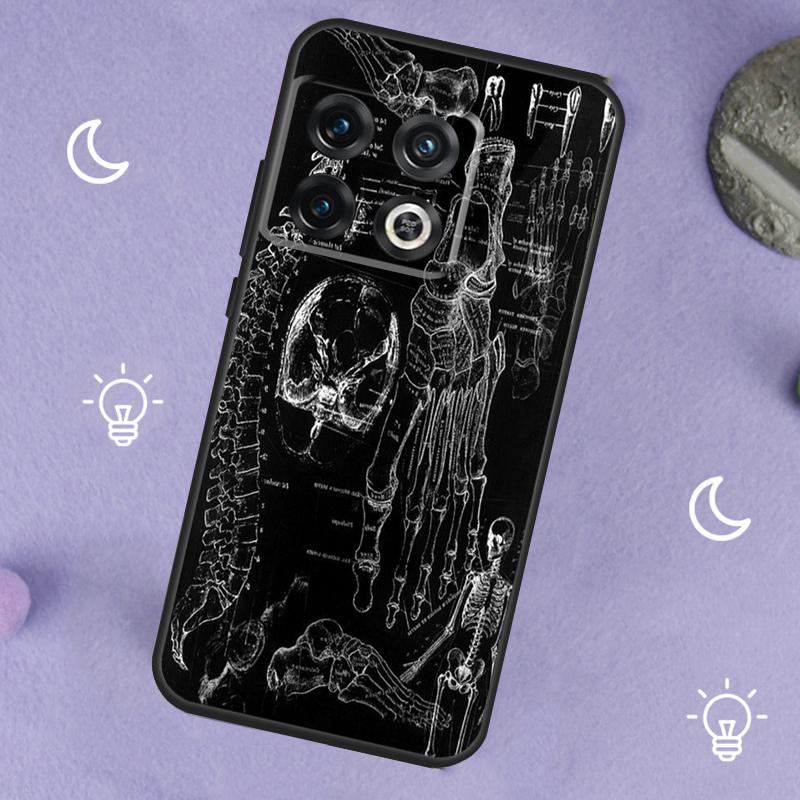 

Radiological Human Organs Skeleton Case For OnePlus 13T 10T 8T 10R 12R 13R 15 13 12 11 10 9 Nord 5 CE 2 3 4 Lite N20 N30 Cover OnePlus 10T
