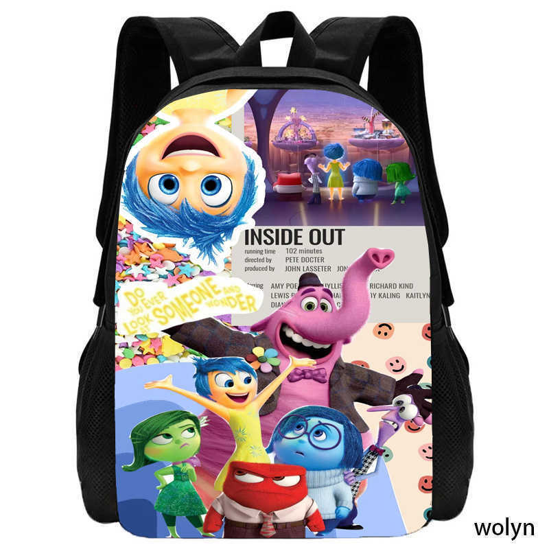 Inside Out 2 Anime Backpack For School And Travel With Storage Compartments