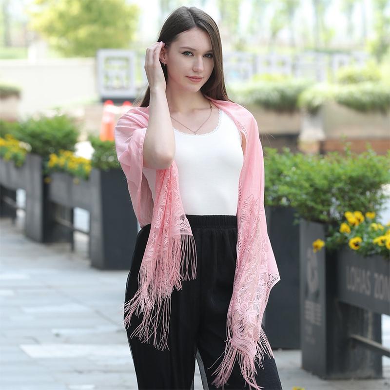 Bass Tie Shale Fashion Hair Head Women Cachecol Elegant Respiable Outdoor Lady Lady Wedding Accessories Photo