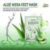 5pairs Foot Mask Exfoliating Feet Mask Pedicure Heels Foot Mask Aloe Vera