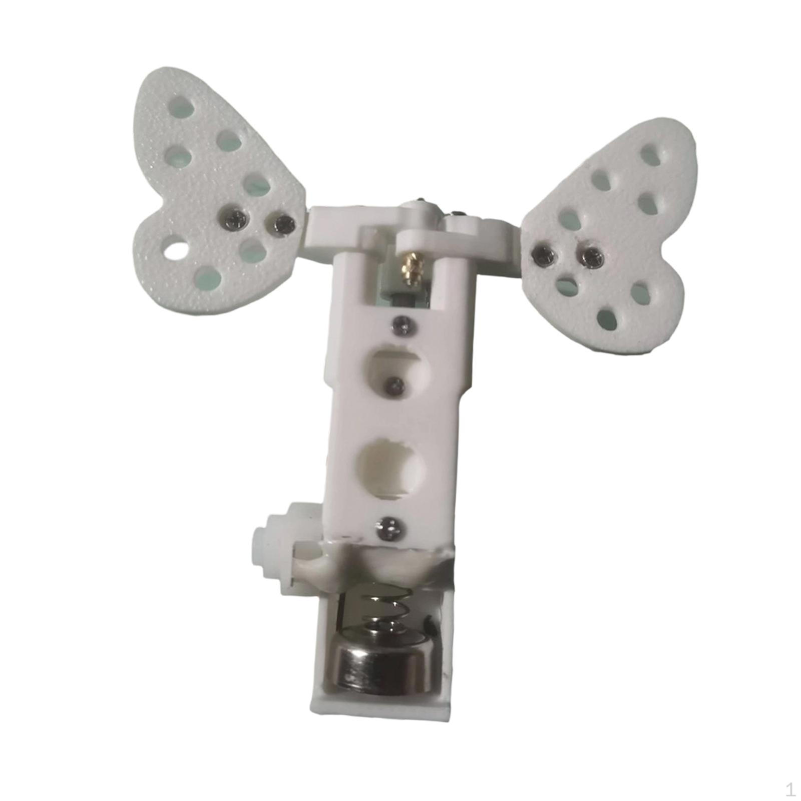 

Auto Butterfly Mechanical Control Simulation Ornament Electronic Decorative Battery Operated білий