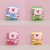 Cute Bear Keychain Cartoon Girl Backpack Decoration Hanging Plush Doll Gift