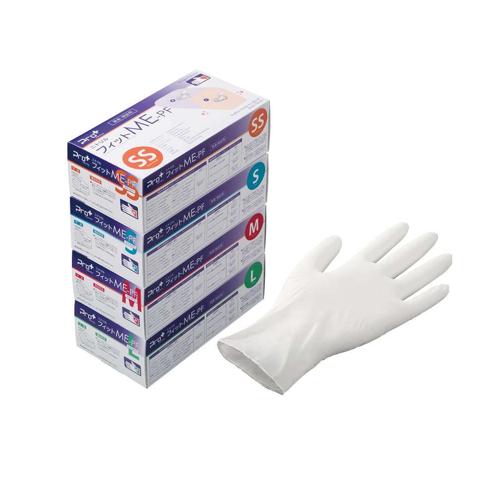 

Перчатки Pro Plus Pro Nitrile Fit ME PF M [Уцуномия] + (200 штук)