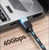 UltraShield Cat8 Ethernet Cable, 1.5m - High-Speed RJ45 Network Cable, Durable Copper Core – Black