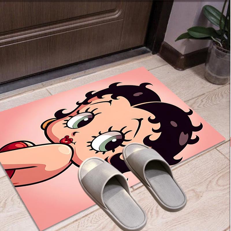 Betty Boop Pattern Rug, Indoor/Outdoor Mat, for Picnic, Gameroom, Bedroom, Office, Living Room, Home Decor Carpet, Birthday Gift