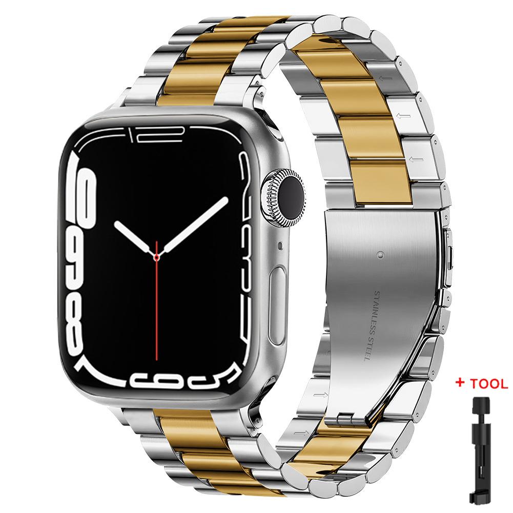 Stainless Steel Strap for Apple Watch Ultra 3/2 Band 46mm 49mm 40mm 44mm 42mm 41mm 45mm Bracelet IWatch Series 11 10 9 8 7 SE 6
