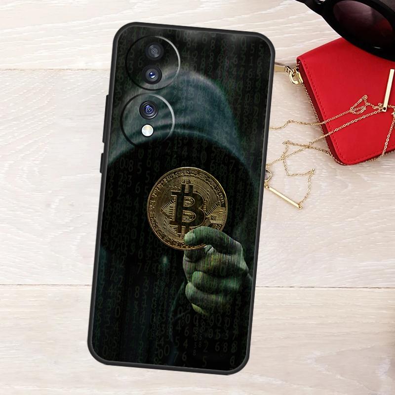 Bitcoins Coin Case For Honor Magic 8 5 6 7 Lite X9a X9b X9c X9d X8b X8c Win RT 50 70 90 200 400 Pro Cover