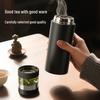 Quan Ge 2025 Insulated Men's Tea Infuser Cup with Smart Temperature Display
