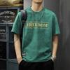 American Short-Sleeved T-Shirt Men'S Trendy Brand Fashion Retro Half-Sleeved Thin Casual Versatile Top