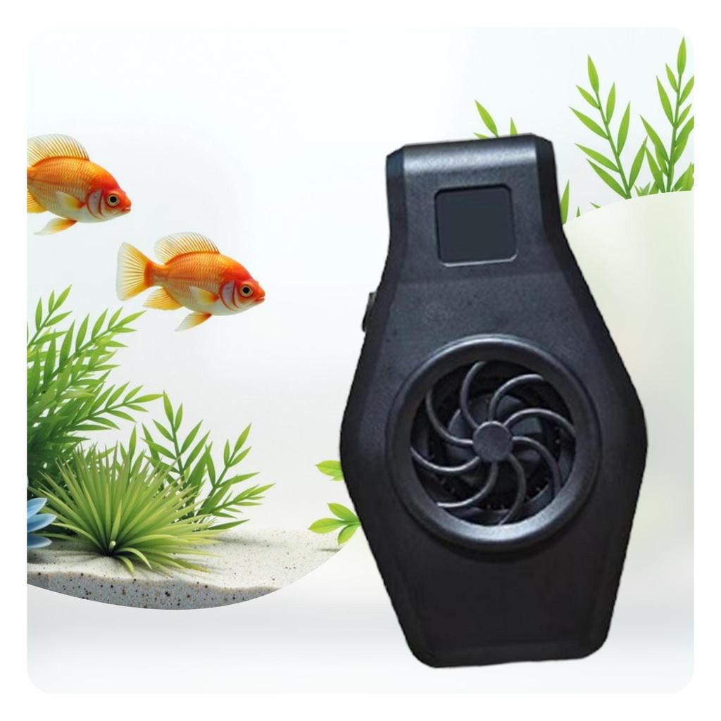 Aquarium Chiller Portable Fish Tank Cooling Fan for Reptiles Home Freshwater