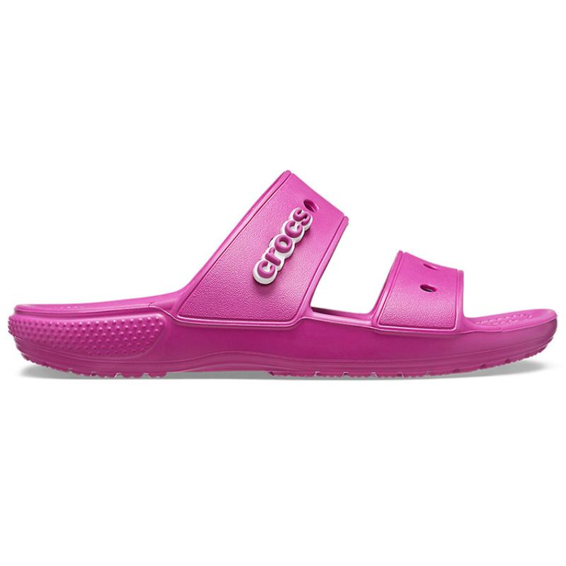 Crocs Classic Cozy Slippers Unisex Purple Red Sandals