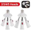 E27 Splitter 2/3/4/5 Heads Lamp Base Adjustable LED Light Bulb Holder Adapter Converter Socket High Quality Lamp Bulb Holder