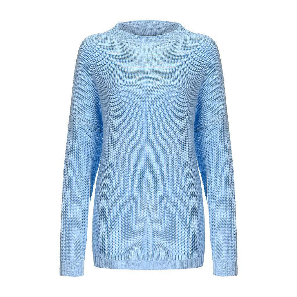 2025 Winter Loose Batwing Sleeve Plus Size Cardigan - Solid Color Knitted Sweater for Women