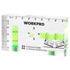 WORKPRO Mini Mini Switch Box Scribing Crystal Acrylic Tube Bubble Magnet Horizontal and Vertical 95mm with Graduations Level, Level, Level, Level,