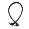 3.5mm Male to Male Stereo AudiosCable 90Degree Angled 3Poles Fit for Car Headphone Auxiliary Cord Wire Converter MP3/MP4