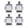 4x Stainless Steel Recessed Mounted Latch Paddle