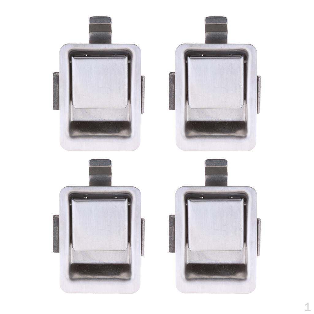 

4x Врезная защелка-лопатка из нержавеющей стали