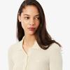 Lacoste Women's Ribbed Long-Sleeve Polo Sweater AF4006-55N70V