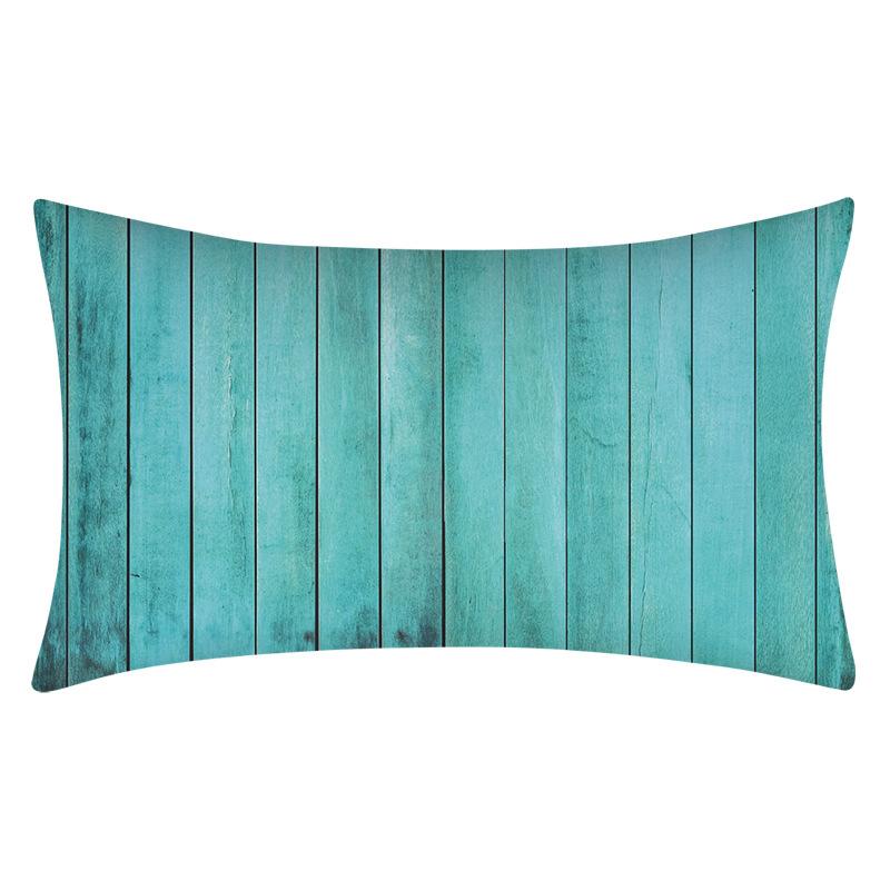 Nordic Teal Home Decor 30*50 Embrace Pillowcase Geometric Leaf Pillowcase Modern Sofa Living Room Car Chair Cushion Cover