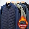 Winter Light weight Slim fit Thermal Patchwork Men Down Coat Warm Insulated Down Jacket