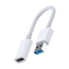 USB3.0 Male To USB C Female Adapter Cable 5Gbps for Fast Charging and Data Transfer Digital Headsets Conversion Cord